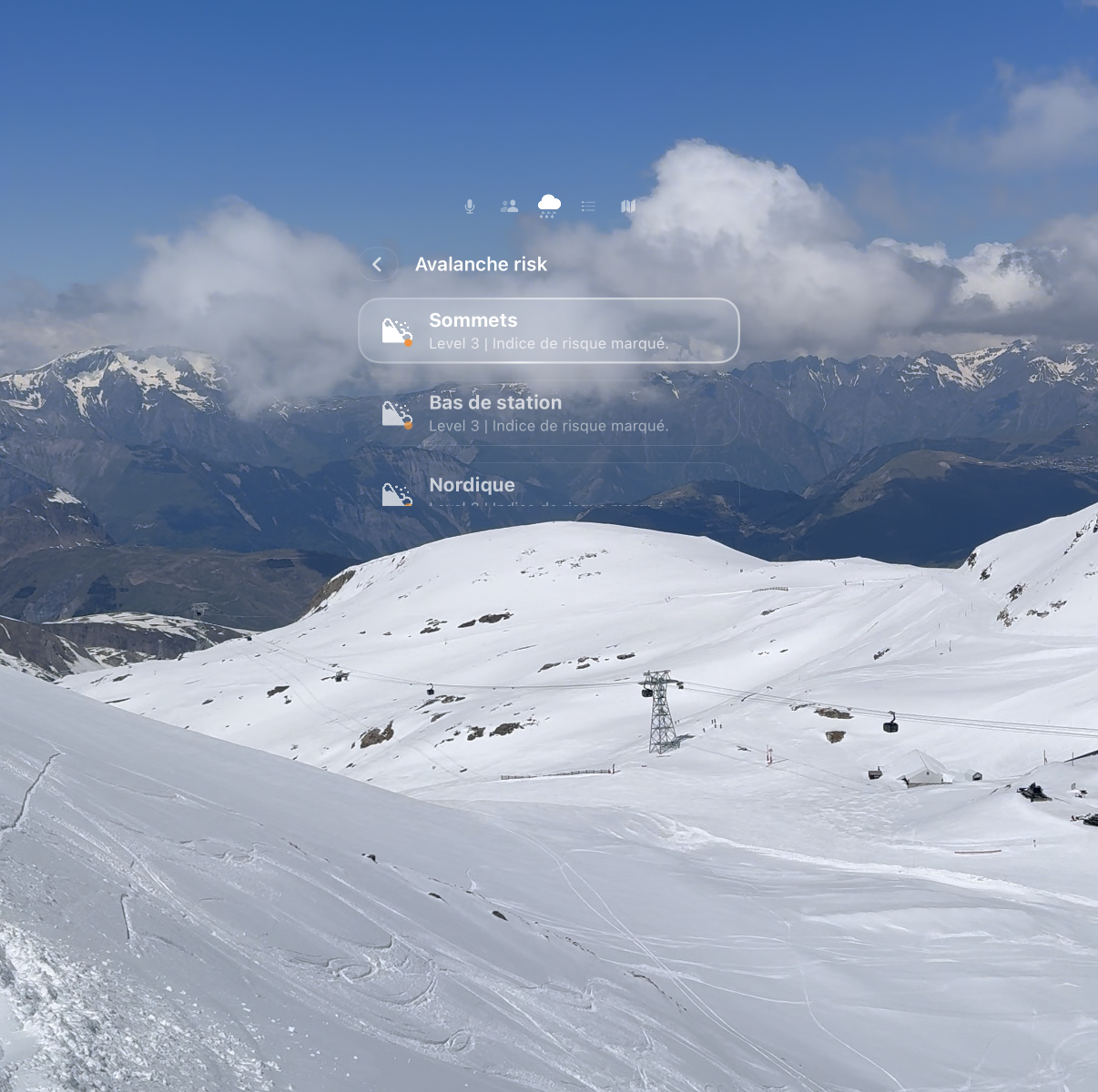 OuiSnow alerts preview